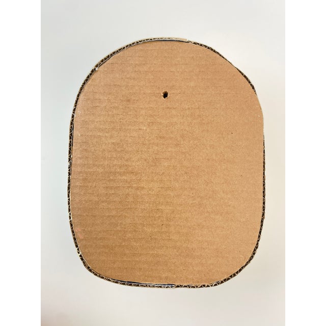 Cardboard Sculpture With Black and Cream For Sale - Image 9 of 9