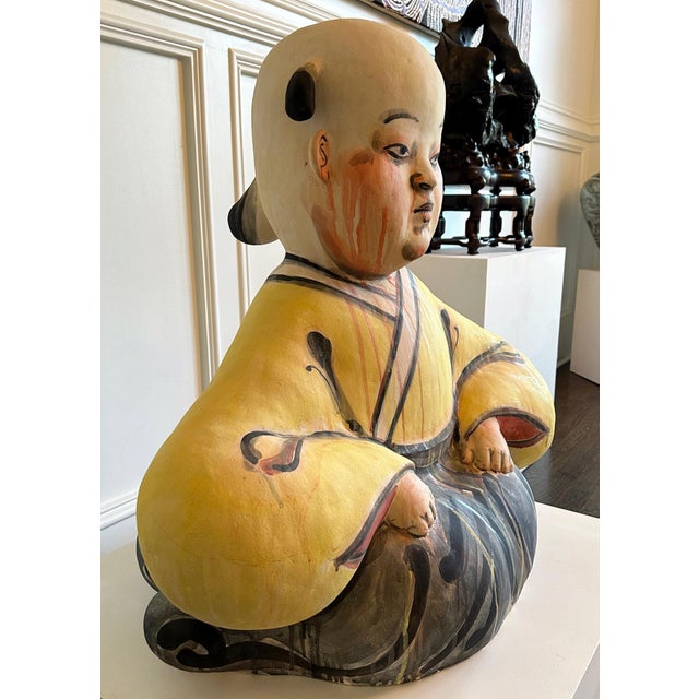 Modern Important Ceramic Sculpture Karako by Akio Takamori Exhibited and Published For Sale - Image 3 of 18
