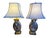 Pair of Vintage Italian Hand-Painted Renaissance Style Table Lamps With Heraldic Motifs For Sale - Image 9 of 16