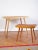 Mid-Century Ash and Wickerwork Side Table and Stool from Uluv, 1960s, Set of 2 For Sale - Image 4 of 18
