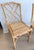 Vintage Chippendale Bamboo Chairs Natural Fretwork Cane Seat For Sale - Image 10 of 16