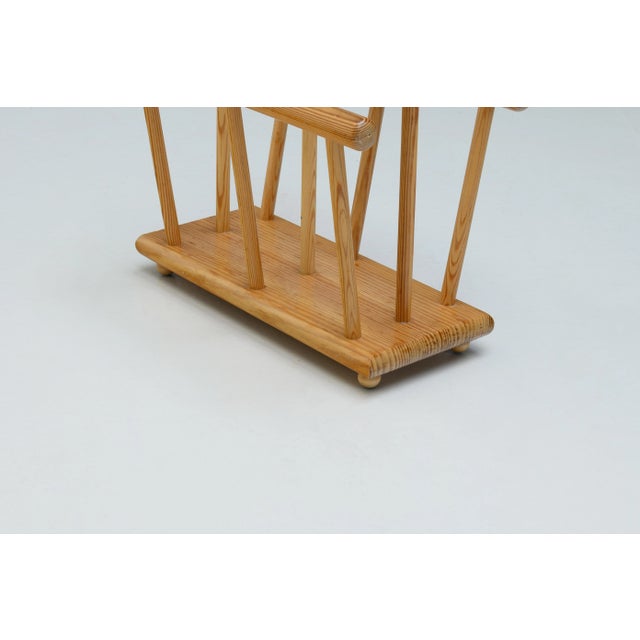 1970s Pine Magazine Rack, 1970s For Sale - Image 5 of 6