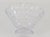 Vintage Geometric Diamond Relief Patterns Crystal Bowl For Sale - Image 4 of 6