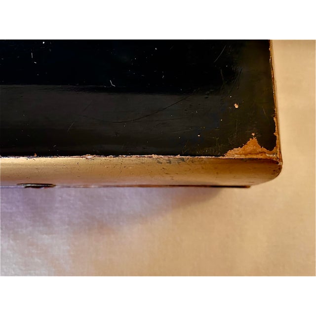 Vintage Japanese Gold Lacquered Wood Box For Sale - Image 9 of 15