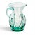 1976 Liberty Village Glasshouse Aquamarine Lily Pad Blown Glass Pitcher 6.75" For Sale - Image 9 of 11