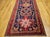 Vintage Persian Hamadan Gallery Rug, Hand-Knotted Wool, Geometric Bird Motifs Design, Navy & Red, 5x11 For Sale - Image 13 of 17
