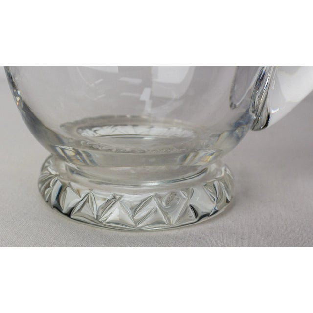 2 Carafes and Center Piece attributed to Daum France, 1960s, Set of 3 For Sale - Image 11 of 13