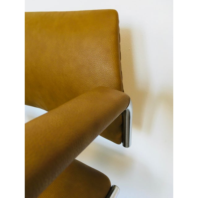 Vintage Mustard Office Desk Chair by Kovona, 1970s For Sale - Image 9 of 11