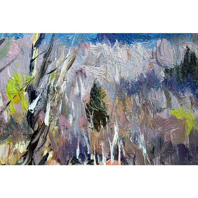 Edgars Vinters, Early Autumn Mood, 1990, Oil on Board For Sale - Image 3 of 7