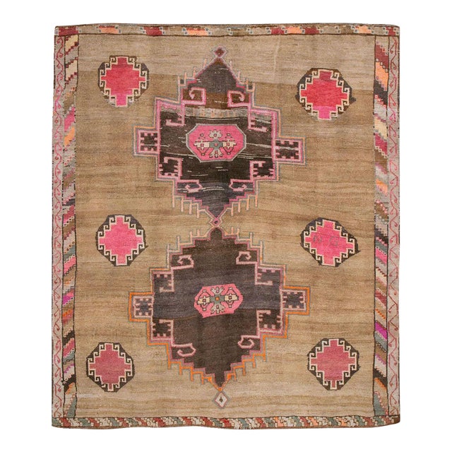 Galerie Shabab Collection Mid-20th Century Turkish Anatolian Room Size Carpet For Sale