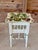 Wood Vintage Custom Painted Tropical Decoupage Spindle Side Table For Sale - Image 7 of 12