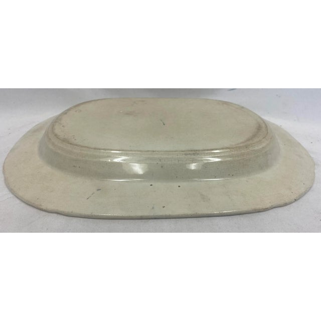 Antique Dewes & Copestake Blue Willow Platter From England - Circa 1895 For Sale - Image 12 of 13