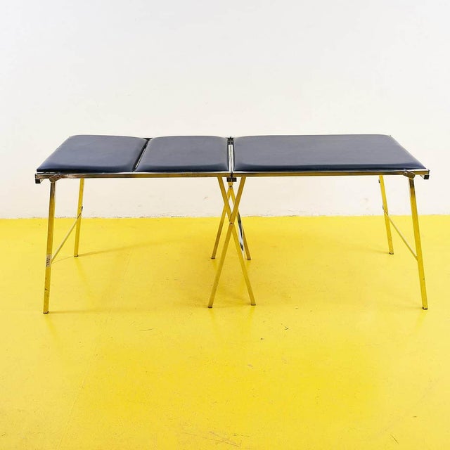 Black Vintage Folding Massage Table For Sale - Image 8 of 8