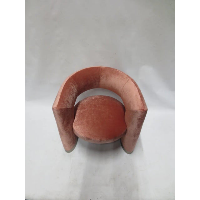 Via Del Corso Chair in Pink Velvet by Man of Parts For Sale - Image 9 of 9