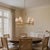 Alabaster Aloadecor Warm Brass Chandelier With Fabric Shades and Alabaster Finials For Sale - Image 8 of 10