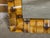 Midcentury French Bamboo Wall Mirror with Geometric Mosaic Style Arrangement For Sale In Atlanta - Image 6 of 10