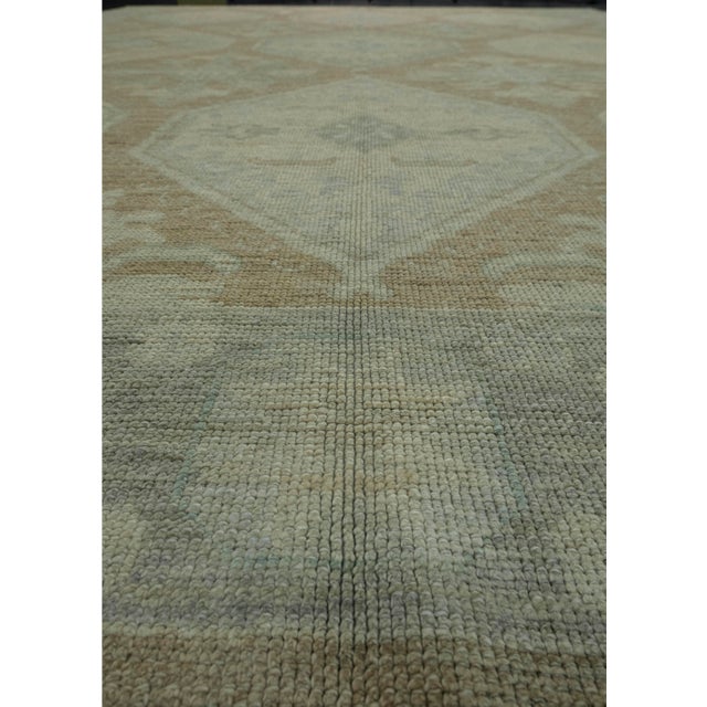 Early 21st Century Turkish Oushak Rug 9'3" x 12'6" #18631 For Sale - Image 5 of 8