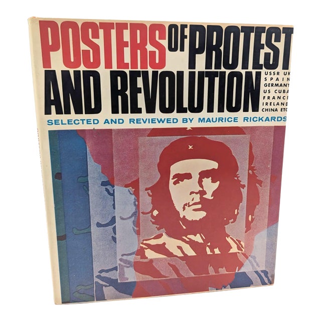 1970 First Edition of "Posters of Protest and Revolution" by Maurice Rickards For Sale