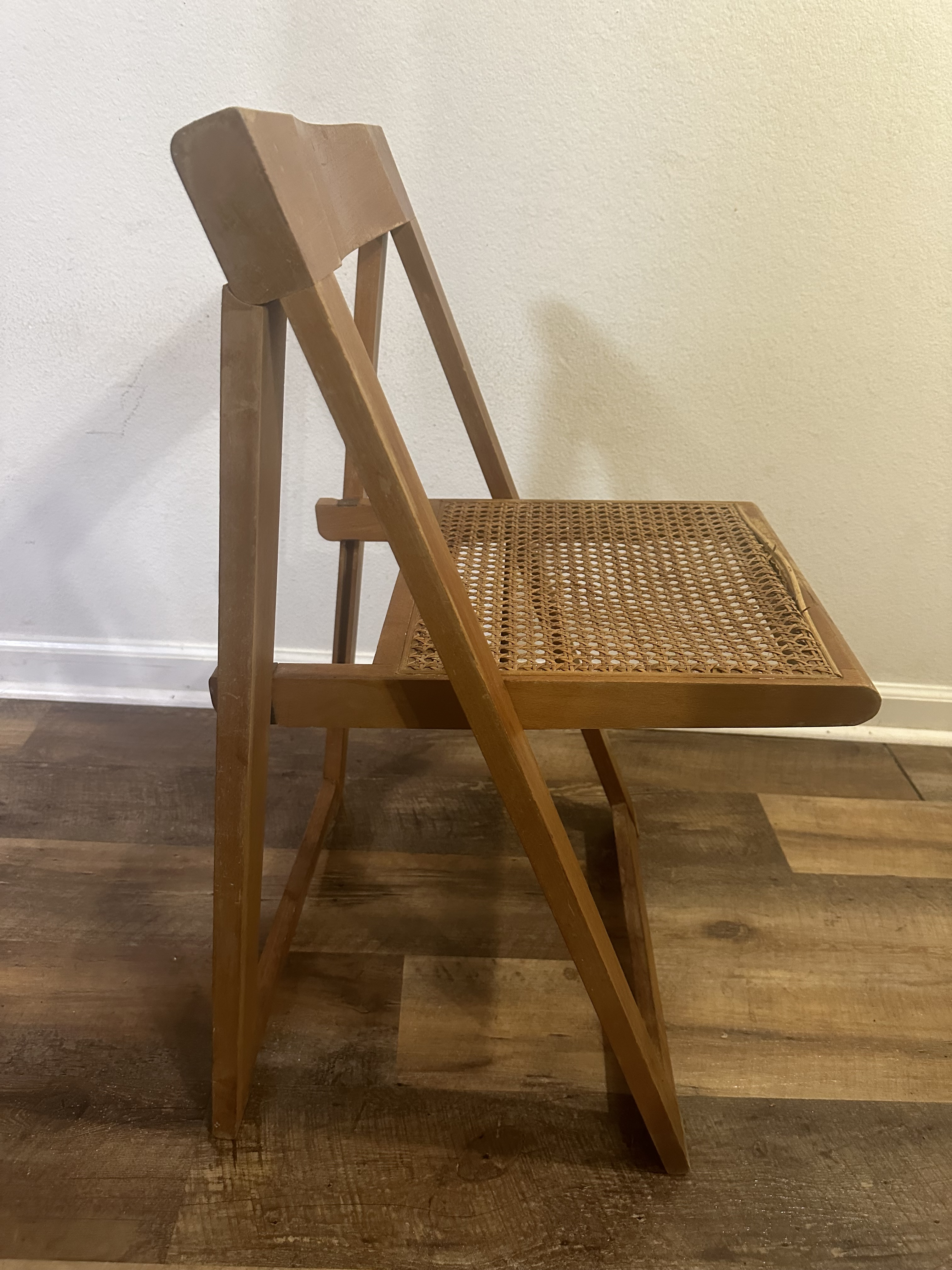 1960s Mid-Century Modern Vintage Trieste Folding Chair, Aldo