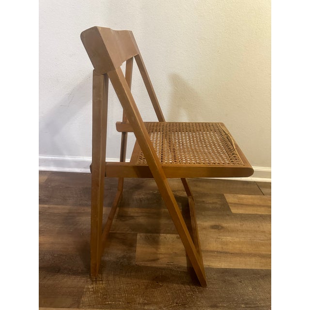 Mid-Century Modern 1960s Mid-Century Modern Vintage Trieste Folding Chair, Aldo Jacober For Sale - Image 3 of 5
