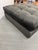 Scheiber Design Group Tufted Ottoman, Charcoal For Sale - Image 10 of 16