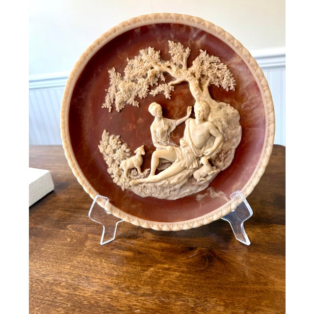 Limited Edition #1420 “A Thing of Beauty” Cameo Plate For Sale - Image 11 of 12