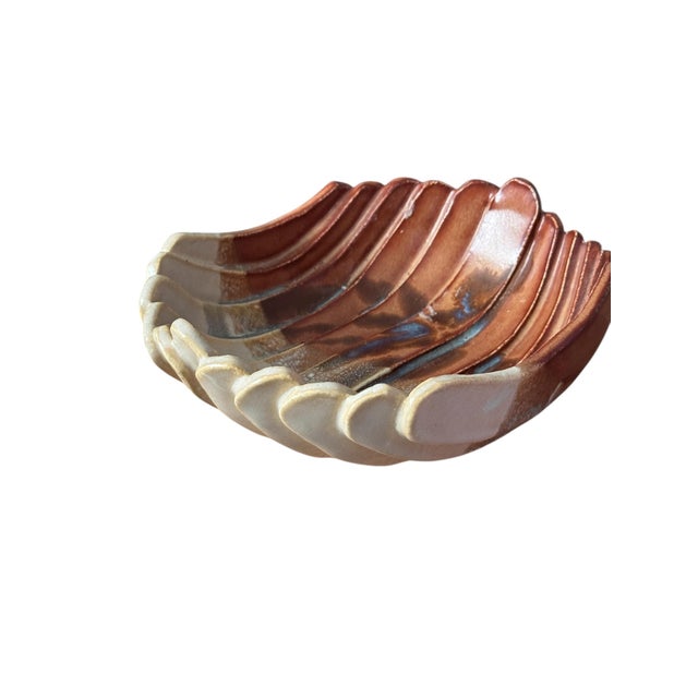 Modern Studio Pottery Decorative Bowl Dish For Sale - Image 3 of 8