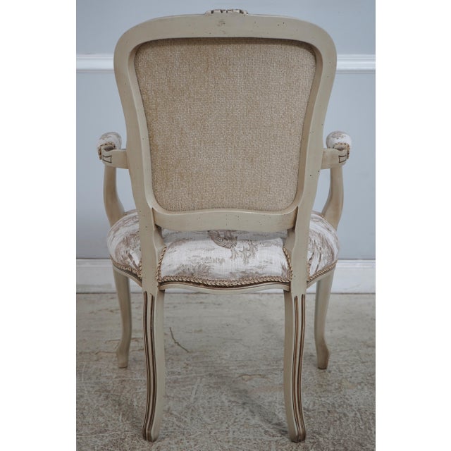 Pair of Safari Print French Louis XV Style Armchairs For Sale - Image 4 of 18
