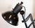 Mid-Century Modern Industrial Black Enamel Scissor Wall Lamp, 1950s For Sale - Image 3 of 18