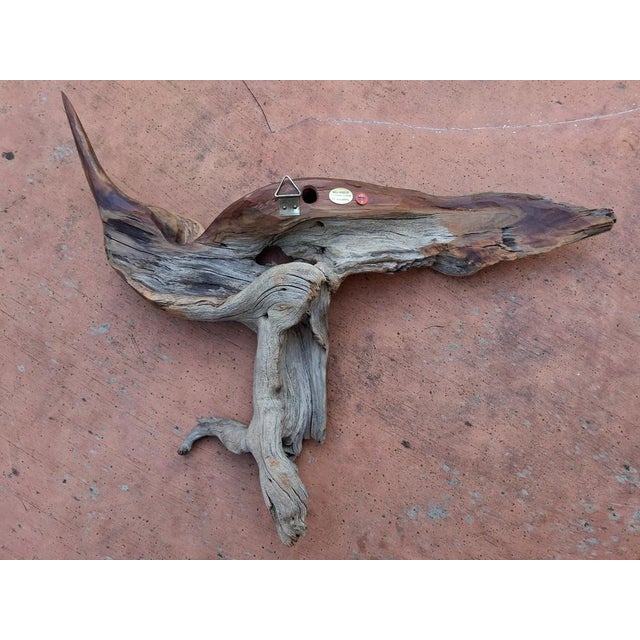 Hand-Carved Wooden Bird by Willi Huggler, Brienz, Switzerland, 1970s For Sale - Image 4 of 15