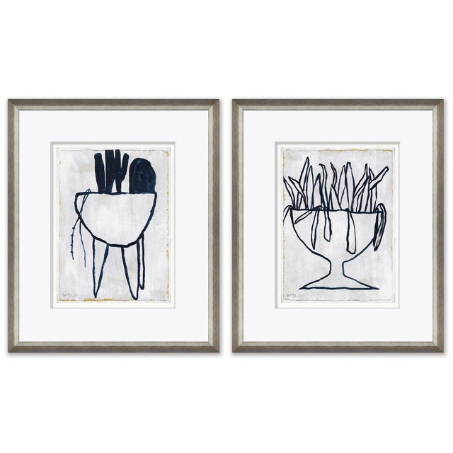 Hable Succulent and Grass by Susan Hable For Sale - Image 4 of 4
