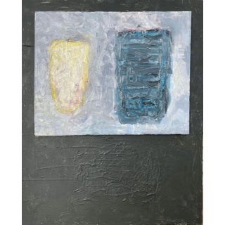 "Superimposition of Two Forms" - Contemporary Abstract Painting by G. Campbell Lyman For Sale