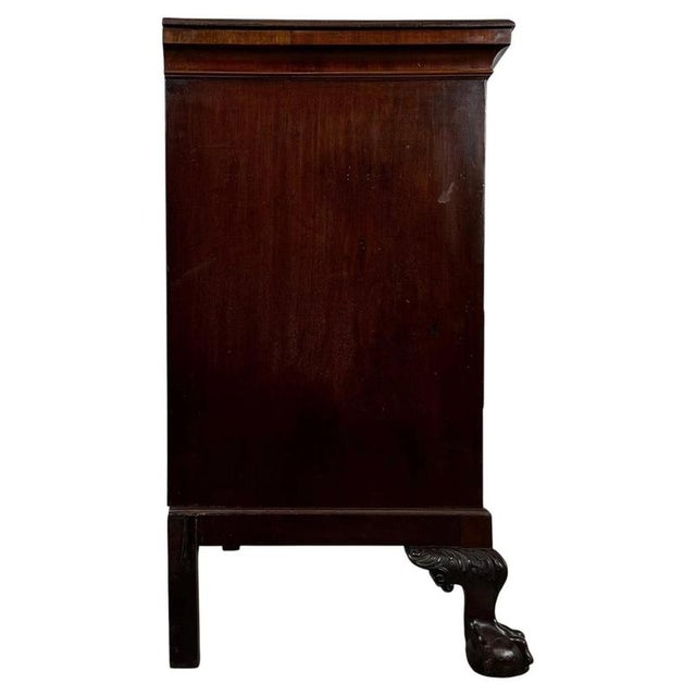 Antique 19th Century Irish Mahogany Four-Drawer Chest For Sale - Image 4 of 12