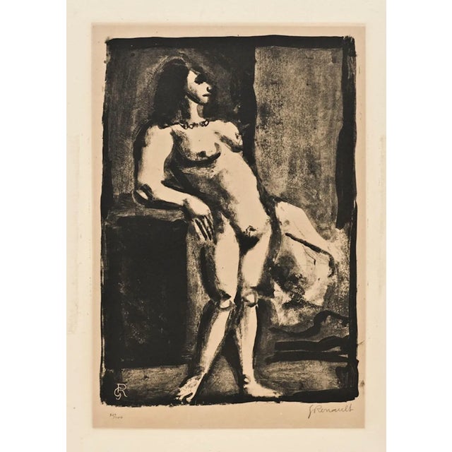 La Fille - Original Lithograph by Georges Rouault 1926 For Sale