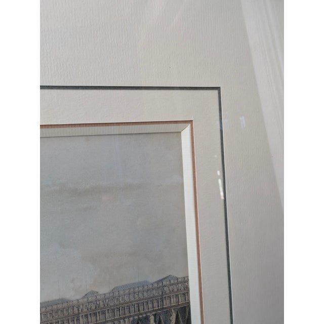 Printmaking Materials Antique C. 1861 Hand-Colored View of the Palace of Versailles – Paris Dans Sa Splendeur by Henri Charpentier For Sale - Image 7 of 8