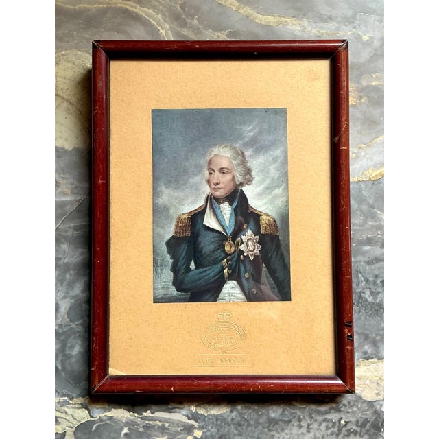 Mid 20th Century Vintage Baxter Print of Lord Nelson For Sale - Image 5 of 16