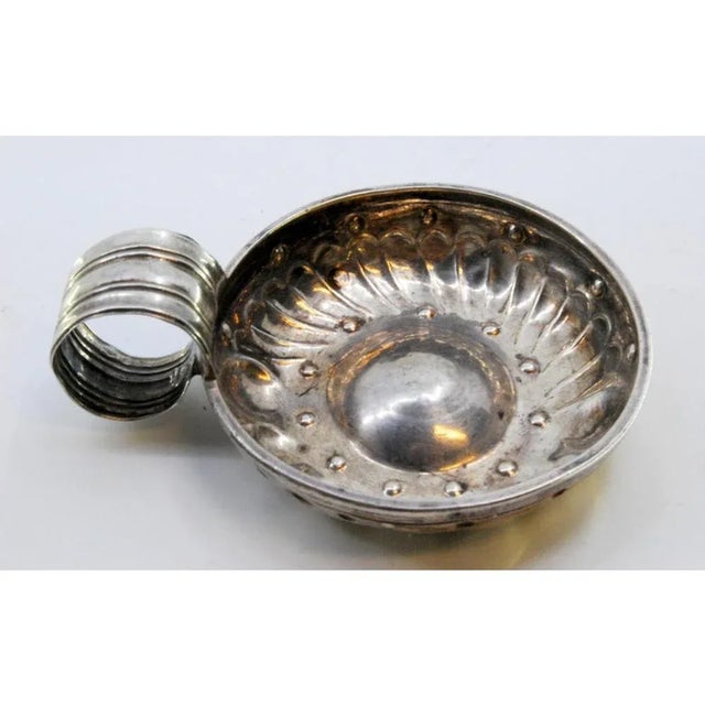 Metal Silver Cup for Wine Tasting For Sale - Image 7 of 8