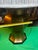 Large Vintage Brass Table Lamp With White Lampshade For Sale In Atlanta - Image 6 of 10