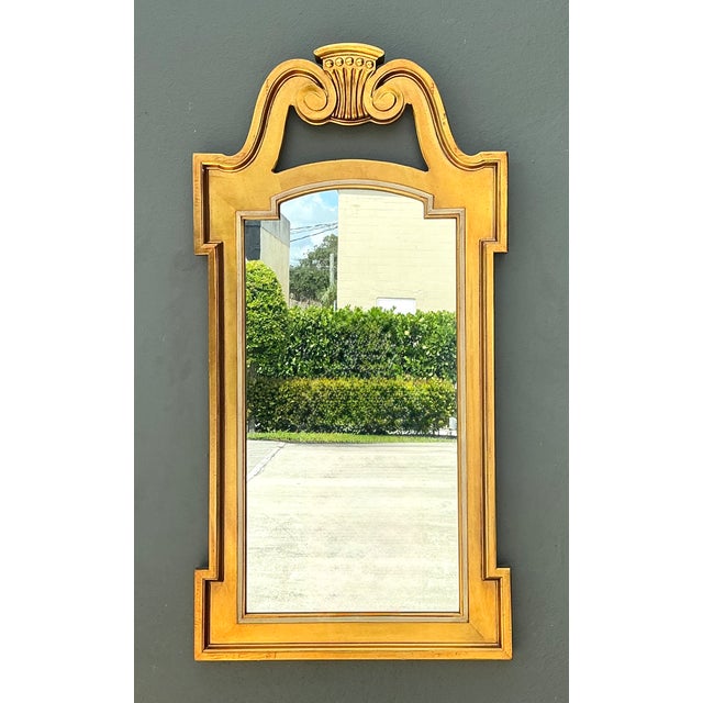 Baroque Vintage Ornate Gold Wall Mirror For Sale - Image 3 of 14