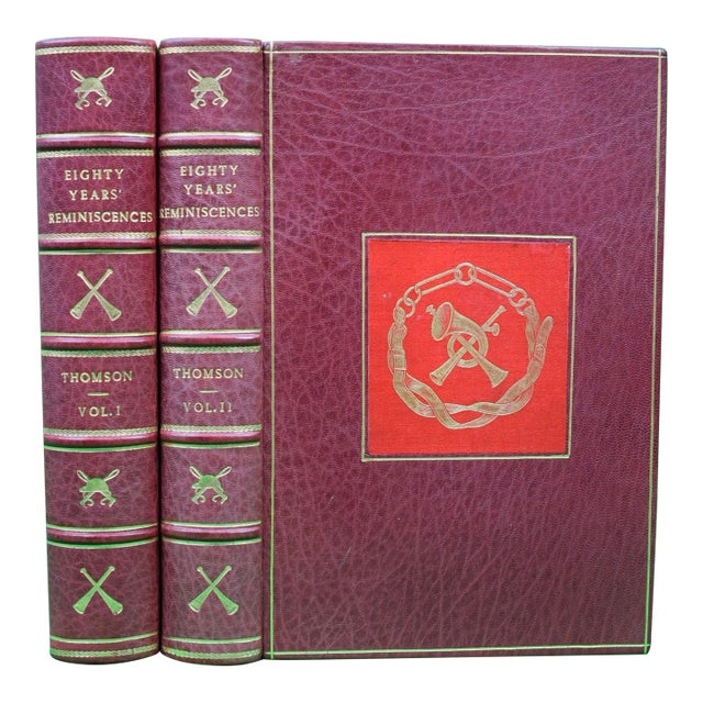 "Eighty Years' Reminiscences Vol. I & Ii" 1904 Thomson, Anstruther For Sale
