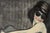 Clay Walker (1924 - 2008) "Lola as Lola" Softground Etching/Aquatint Hand Coloring Edition of 20, image size: 31” x 21”...