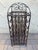 Spanish Revival Spanish Revival Vintage Wrought Iron"Cage Shape"Wine Rack For Sale - Image 3 of 17
