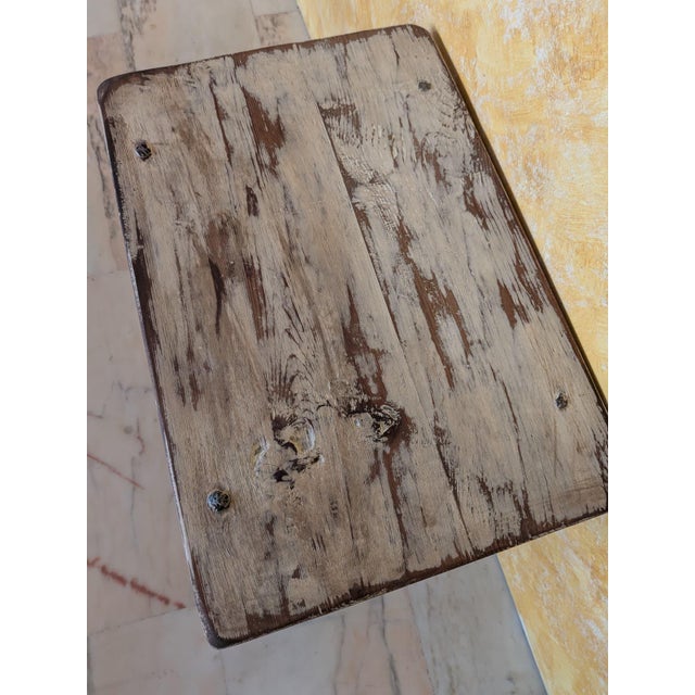 Rustic Side Table, 1960 For Sale - Image 12 of 16