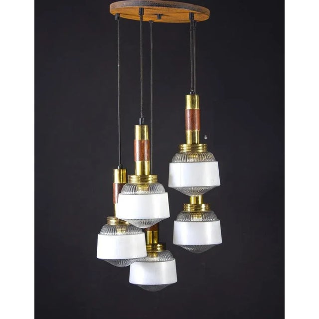 Modern Cascade Chandelier, 1970 For Sale - Image 4 of 13