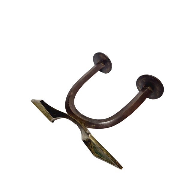 Art Deco Style 2-Armed Candleholder, Germany, 1950s For Sale - Image 6 of 16
