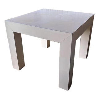 1960s Post Modern Light Pink Side Table For Sale