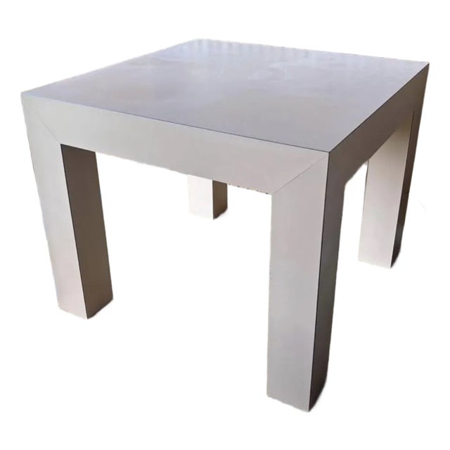 1960s Post Modern Light Pink Side Table For Sale