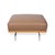 Animal Skin Model 24/7 Ottoman in Leather, Wood and Chrome from Joop For Sale - Image 7 of 9