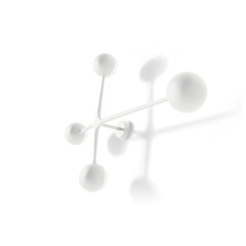 Charles and ray eames dot pattern white light applique 4 spheres lamp by cassina iconic pattern initially created for a...