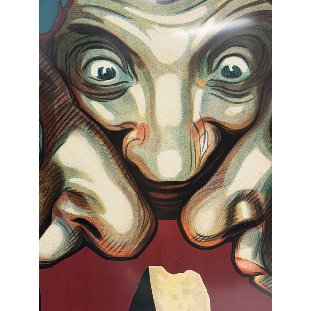 Achille Mauzan Original 1930 Bertozzi Parmigiano Reggiano Lithograph Poster For Sale - Image 9 of 18